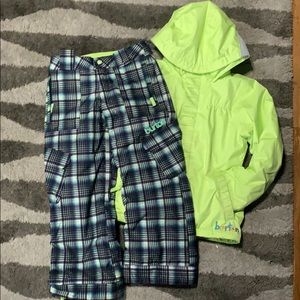 Burton Girls Dry Ride Ski Set size S 7/8
